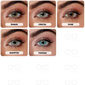 Lentes de Contato Hidrocor Mensal - Coloridas - Cores