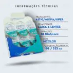 AIR OPTIX Plus HydraGlyde Astigmatismo Informações técnicas distrilentes