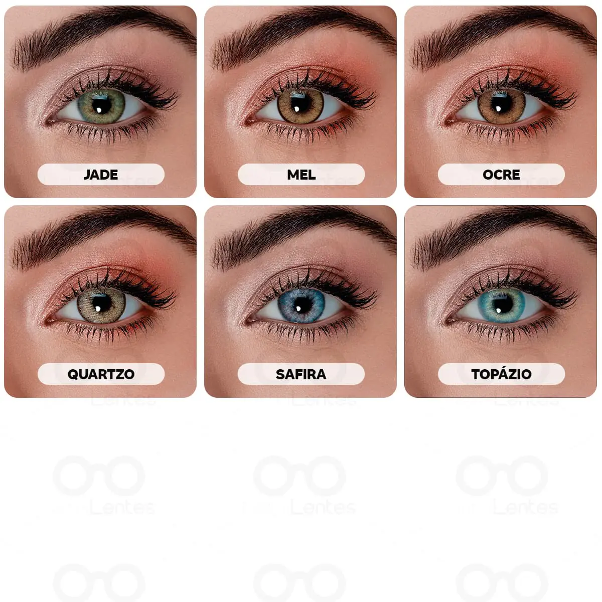 Lentes de Contato Natural Colors com Grau Anual 02 - Cores