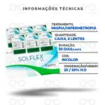 Lentes de Contato Solflex CL - Mensal Informações técnicas