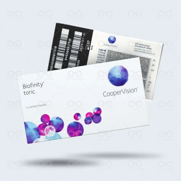 Lentes de Contato COOPER VISION BIOFINITY TORICA astigmatismo distrilentes