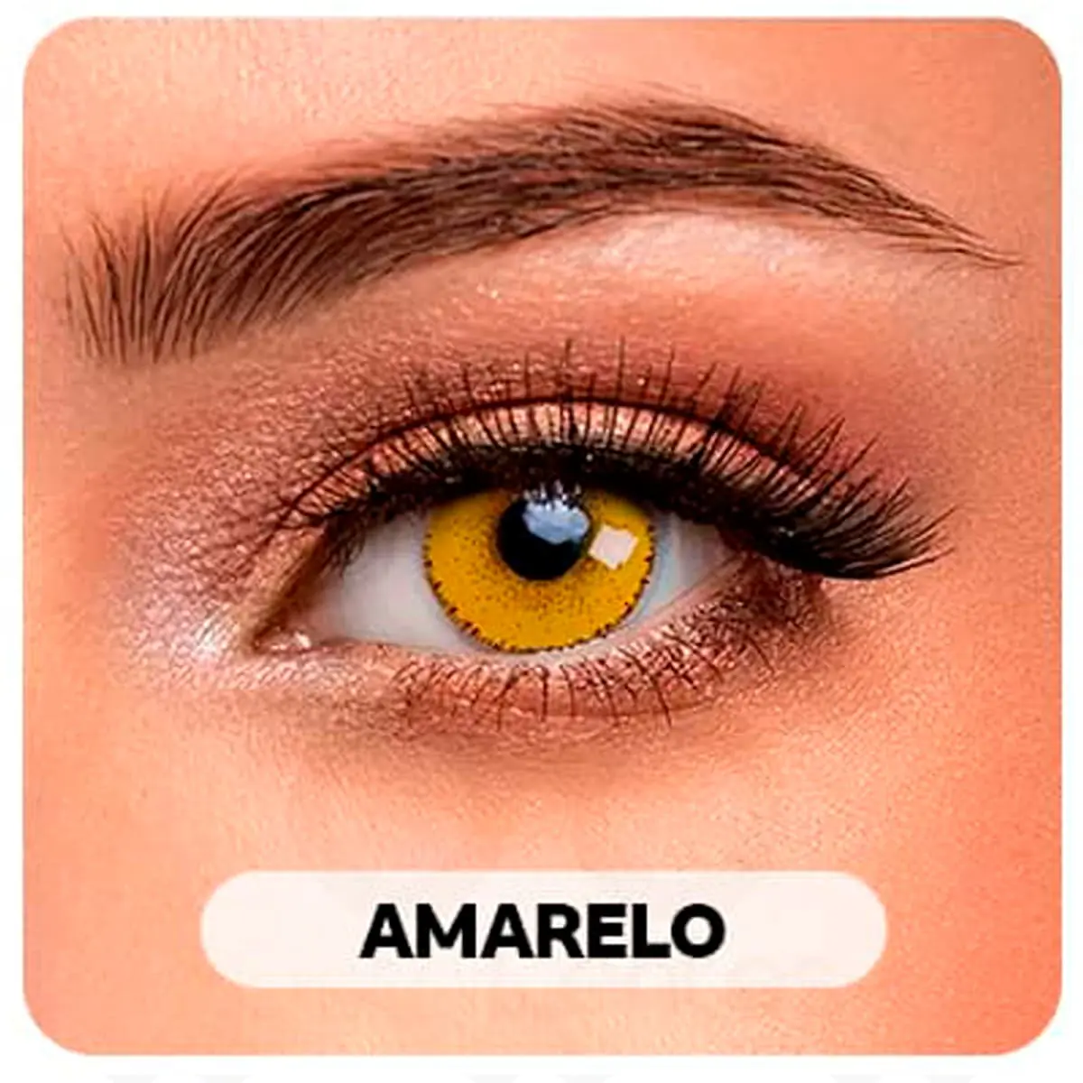 Lentes de Contato Color Hype - amarelo
