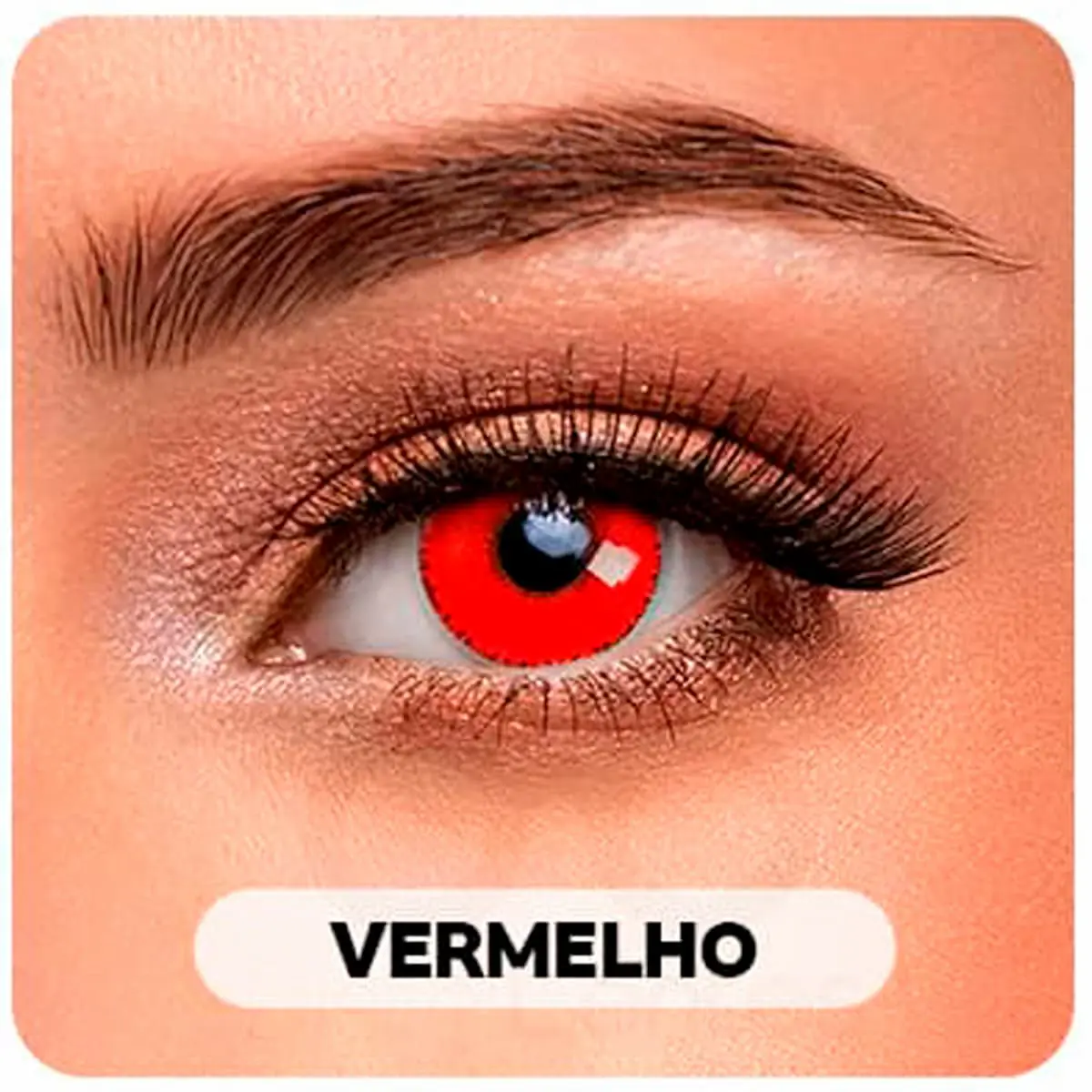 Lentes de Contato Color Hype - vermelho