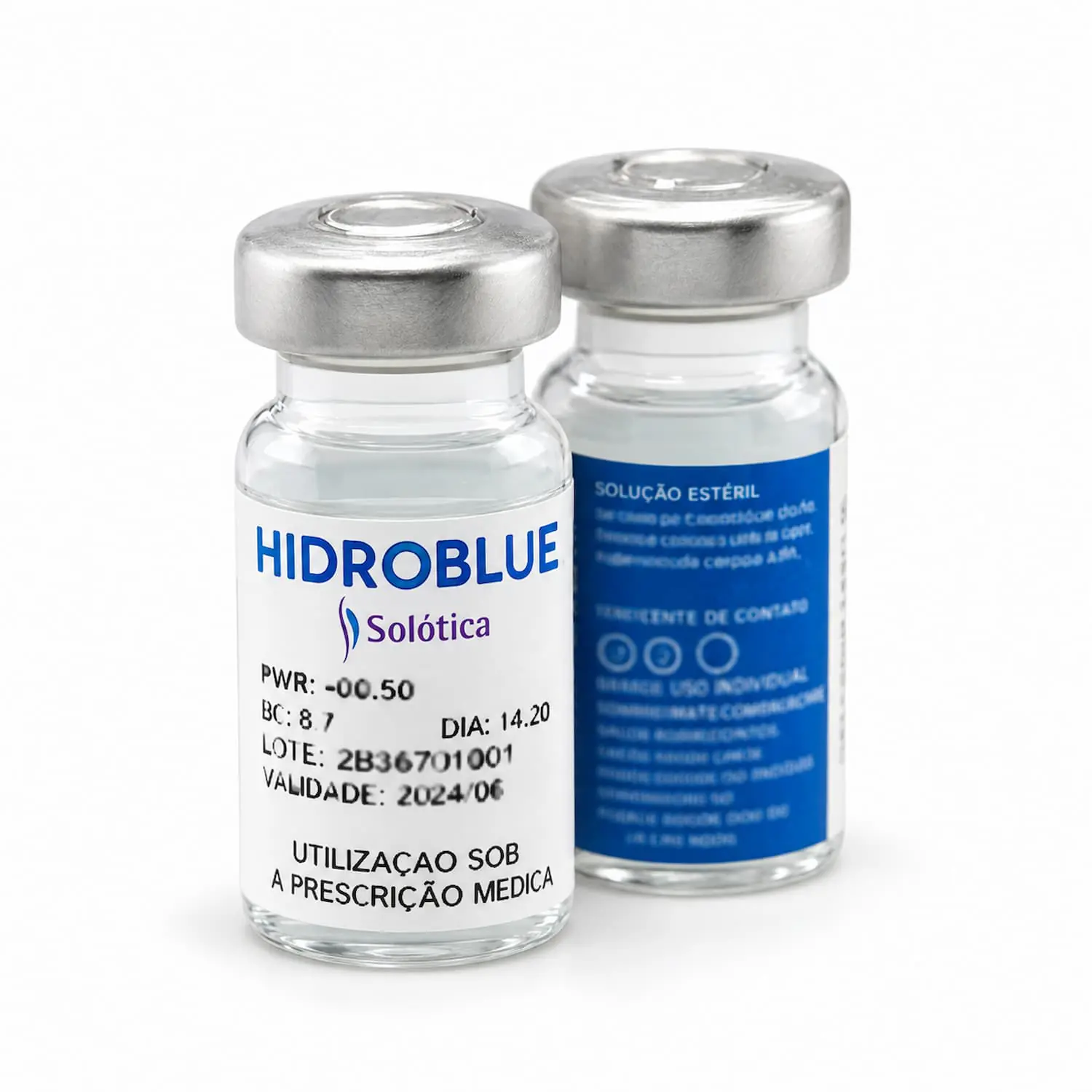 Lentes de Contato Hidroblue UV