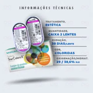 BAUSH LOMB Star Colors II Informações técnicas