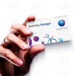 Lentes de Contato Biofinity Energys - Mão e Caixa