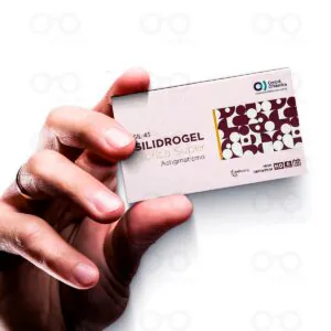 Lentes de Contato Silidrogel Tórica Super Astigmatismo - Mão e Caixa