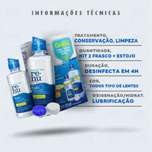 BAUSH LOMB Renu Informações técnicas