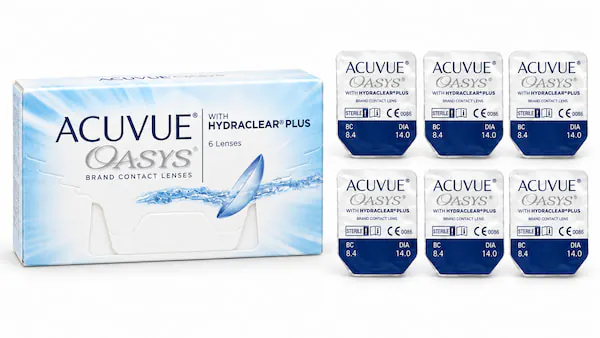 Acuvue Oasys Caixas e Blister de lentes de contato